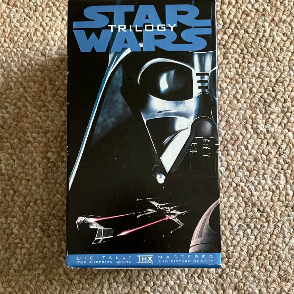 Star Wars Trilogy VHS tapes